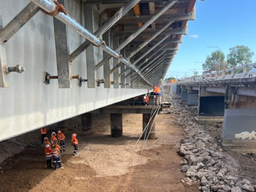 Kilcoy Bridge Replacement, SE Qld 66 TCR Bridge 4