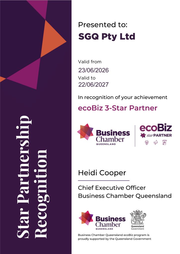Kilcoy Bridge Replacement, SE Qld 185 EcoBiz Partnership Certficate 2026 SGQ